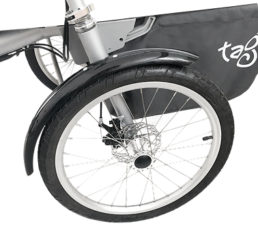 Three 20-inch wheels